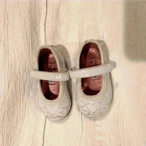 Rachel -  Ariel white baby mary Jane’s. Size 2 months